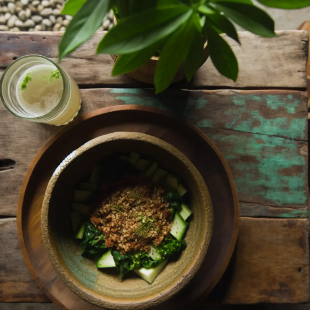 Lekki, zdrowy posiłek inspirowany dietą jogina