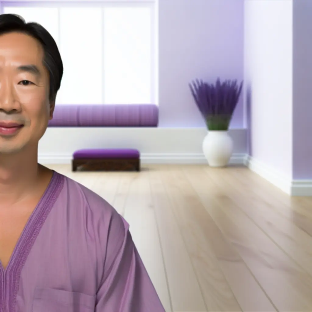 Instruktorka mindfulness siedząca w spokojnej pozycji medytacyjnej